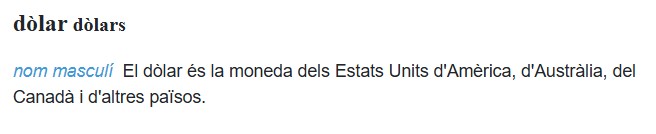 entrada dòlar DIDAC