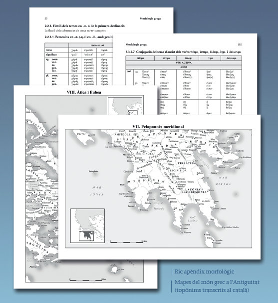 mostra mapes i gramàtica dicc grec